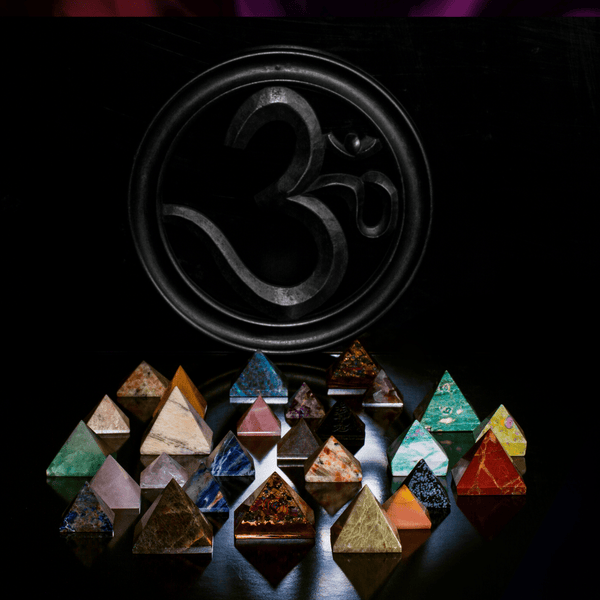 Piramide energetica dei sette chakra per il riequilibrio - Harmoondy